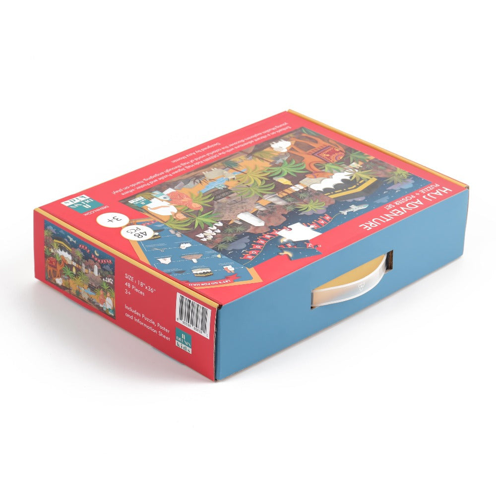 DEENIN Kids' Hajj Adventure Jigsaw Puzzle Set