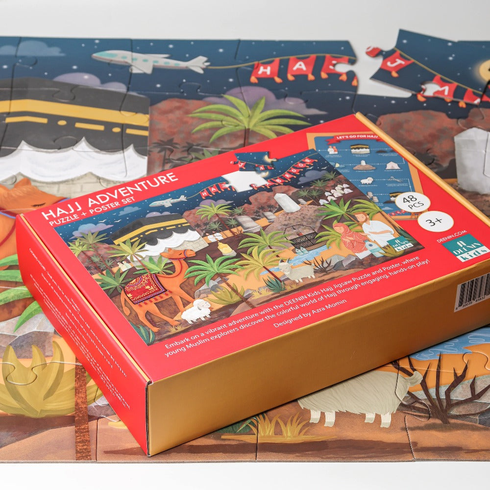 DEENIN Kids' Hajj Adventure Jigsaw Puzzle Set