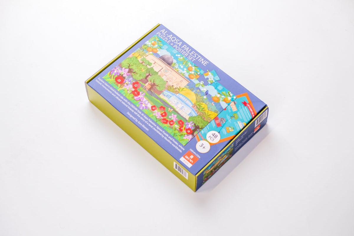 DEENIN Kids' Al-Aqsa Palestine Puzzle + Poster Set