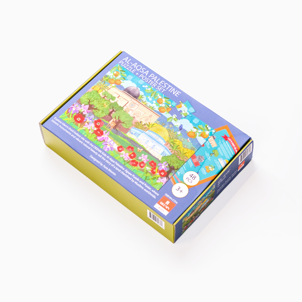 DEENIN Kids' Al-Aqsa Palestine Puzzle + Poster Set