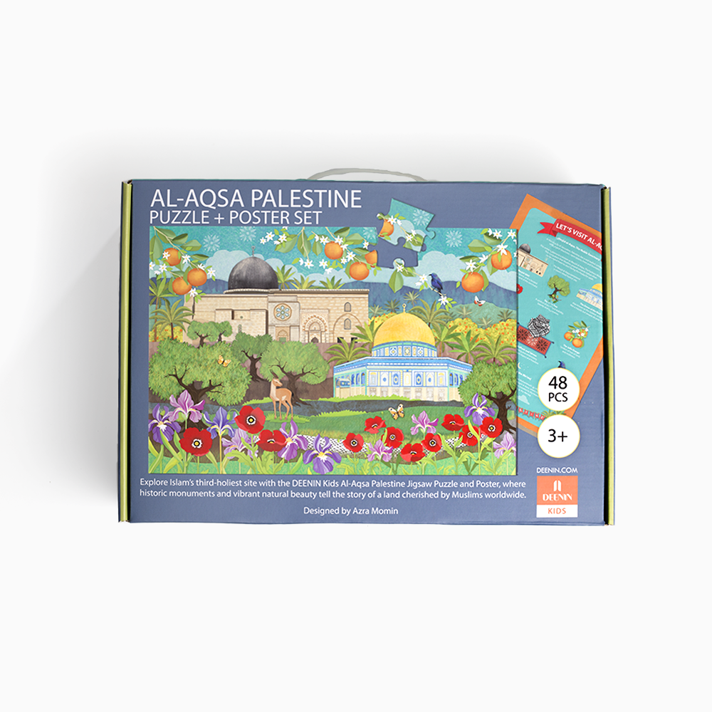 DEENIN Kids' Al-Aqsa Palestine Puzzle + Poster Set