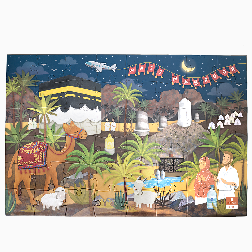 DEENIN Kids' Hajj Adventure Jigsaw Puzzle Set