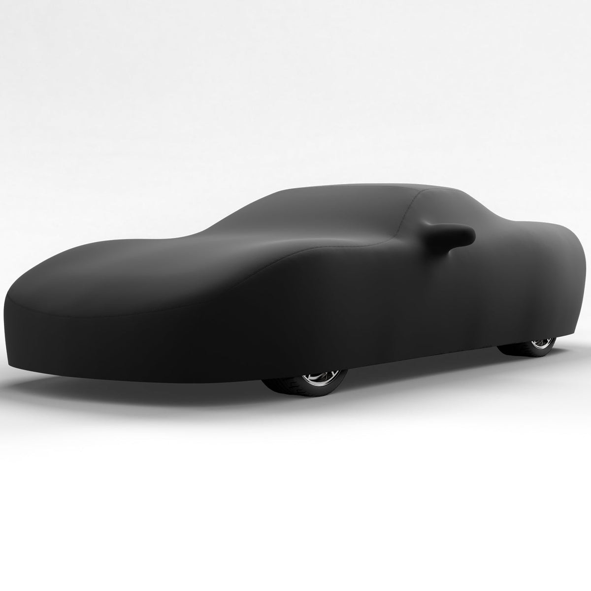 Black Satin BL - Black Car Cover for Chevrolet Corvette 2001 Convertible 2-Door
