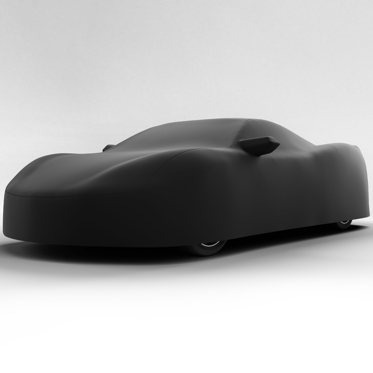 Black Satin BL - Black Car Cover for Chevrolet Corvette Z06 2025 Coupe 2-Door