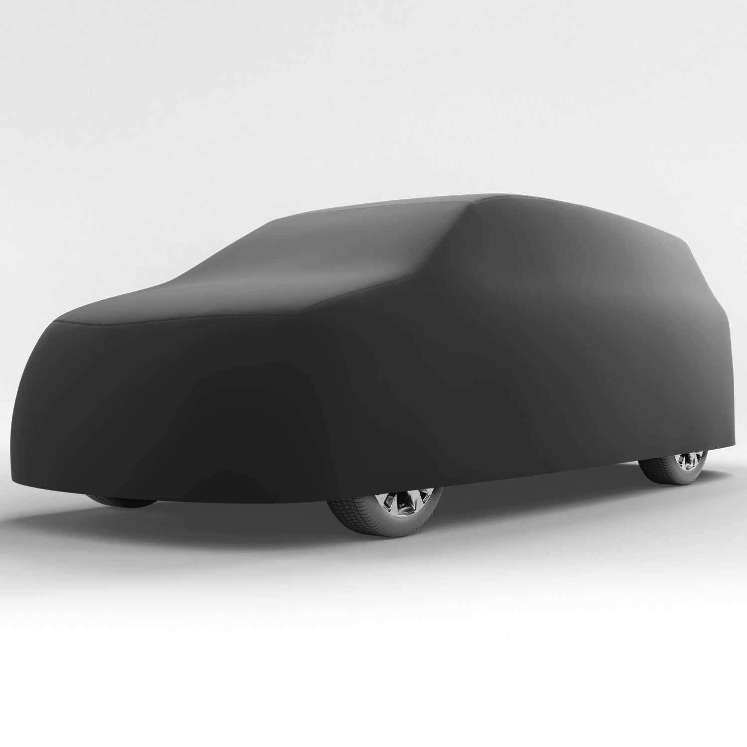 Black Satin BL - Black Car Cover for Kia Sedona 2023 Van